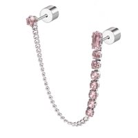 Mono orecchino Marlù Donna Sparkles in Acciaio Zirconia 31OR0003-LF - 31OR0003-LF